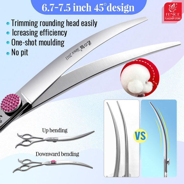 قیچی استیل فنایس دایموند 7.5 اینچ