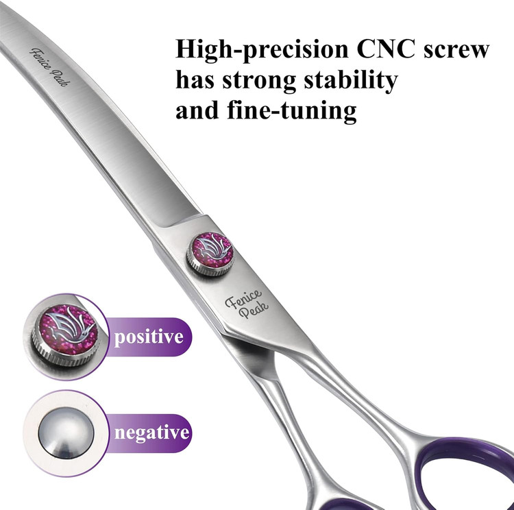 قیچی گرومینگ فنایس 30 درجه CURVED